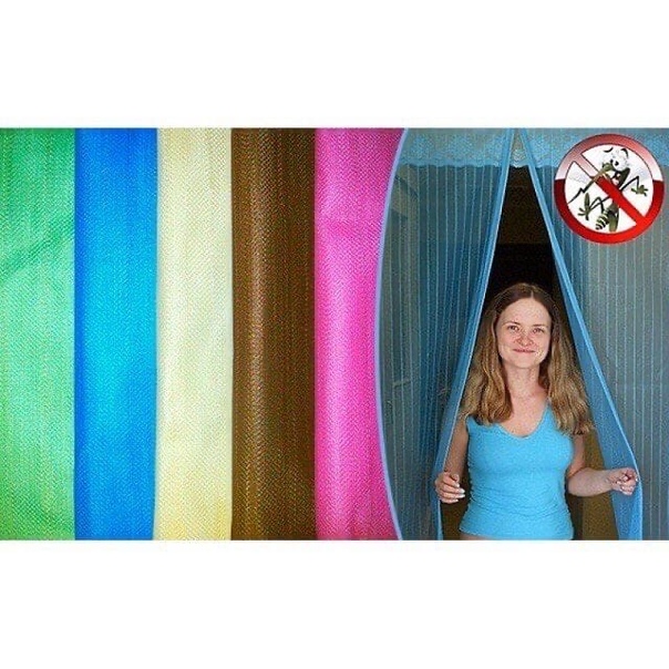 картинка Дверная антимоскитная сетка на магнитах от компании  ETILEN